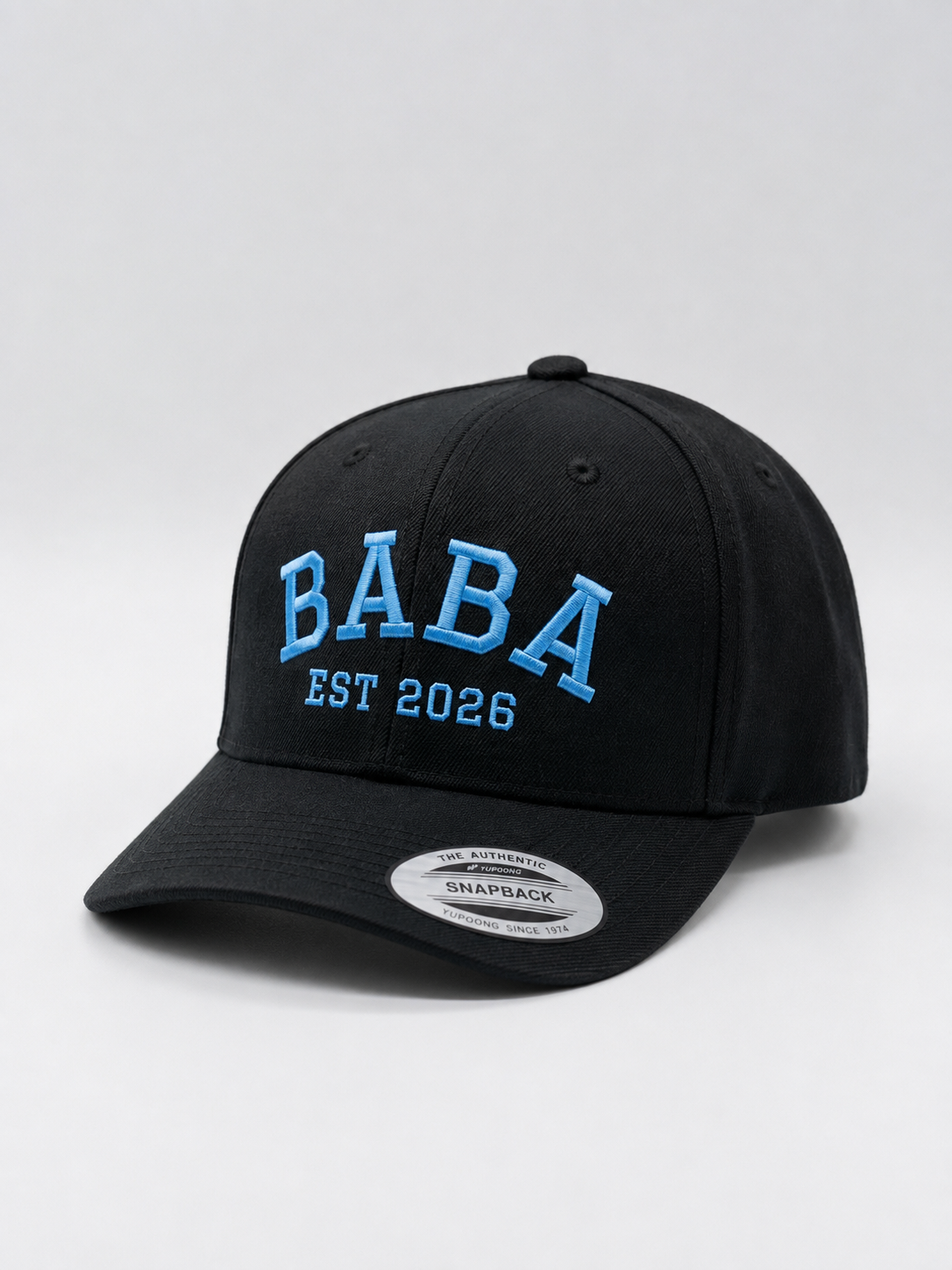 Baba EST 2026 Snapback Hat | Custom Year | New Dad Gift