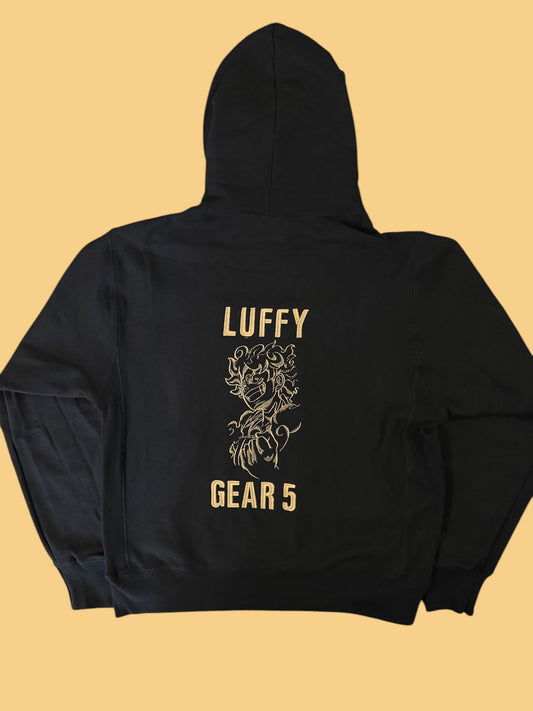Luffy embroidered hoodie custom One Piece