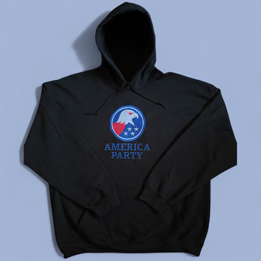 America Party Embroidered Hoodie