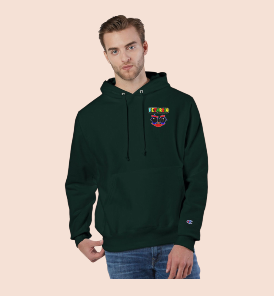 Retardio + Clown Champion Hoodie