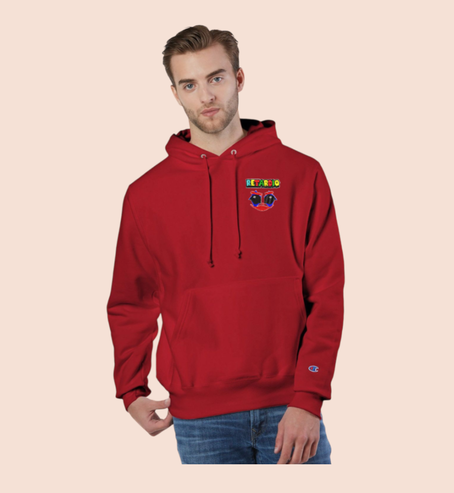 Retardio + Clown Champion Hoodie