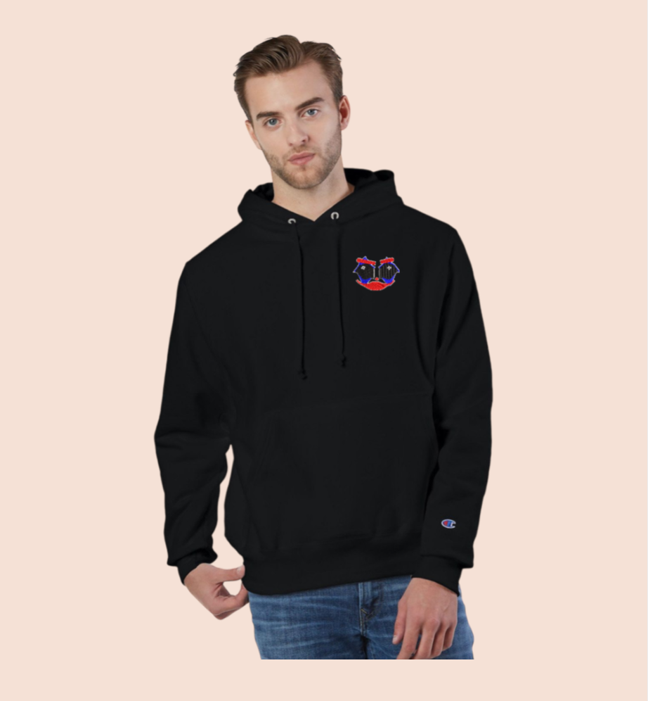 Retardio Clown Face Champion Hoodie