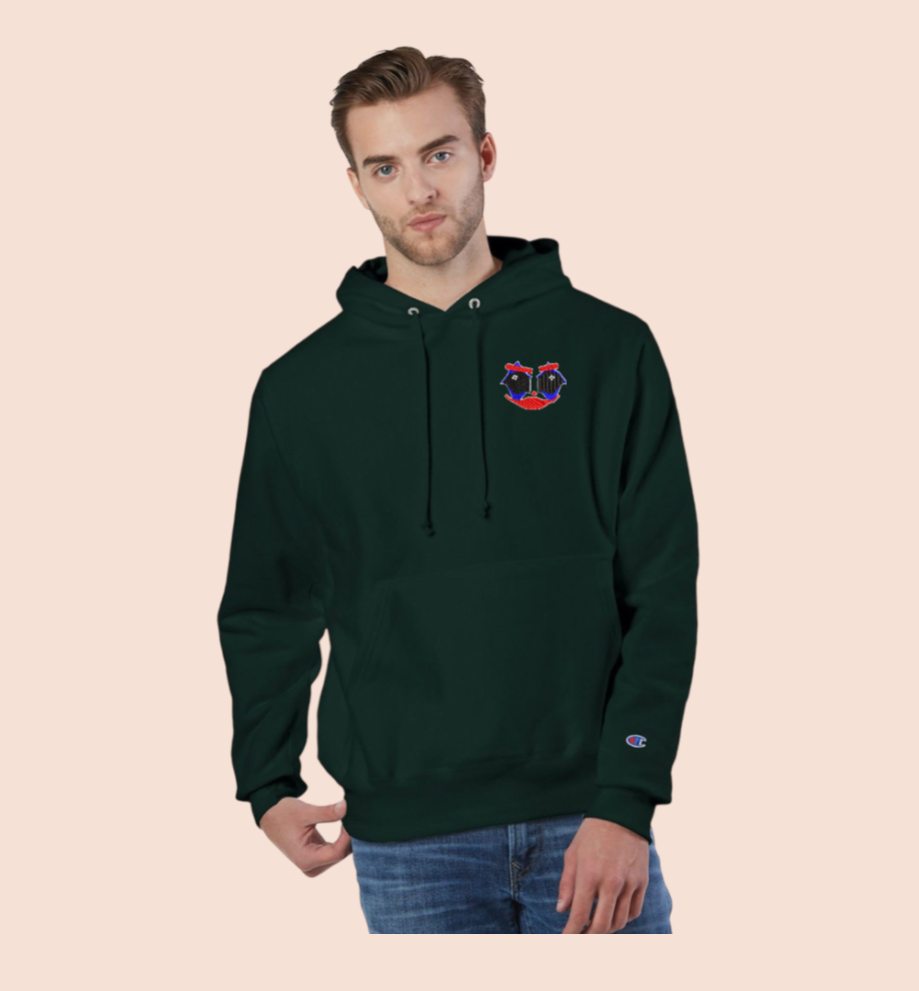 Retardio Clown Face Champion Hoodie