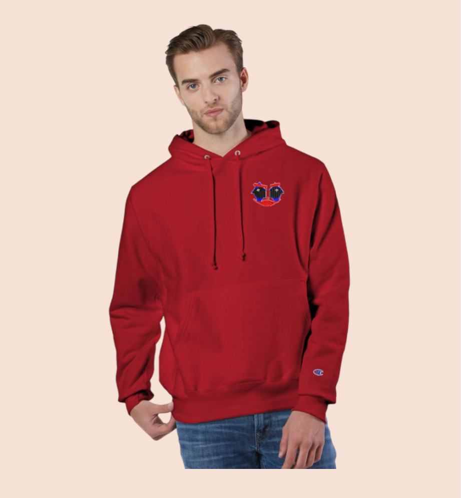 Retardio Clown Face Champion Hoodie