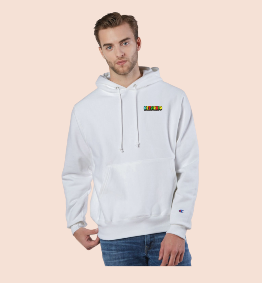 Retardio Logo Champion Hoodi