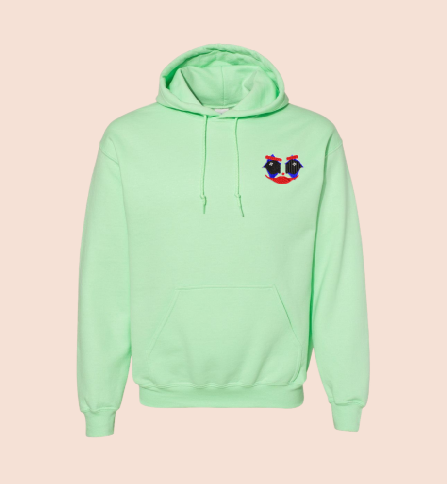 Retardio Clown Face Gildan Hoodie