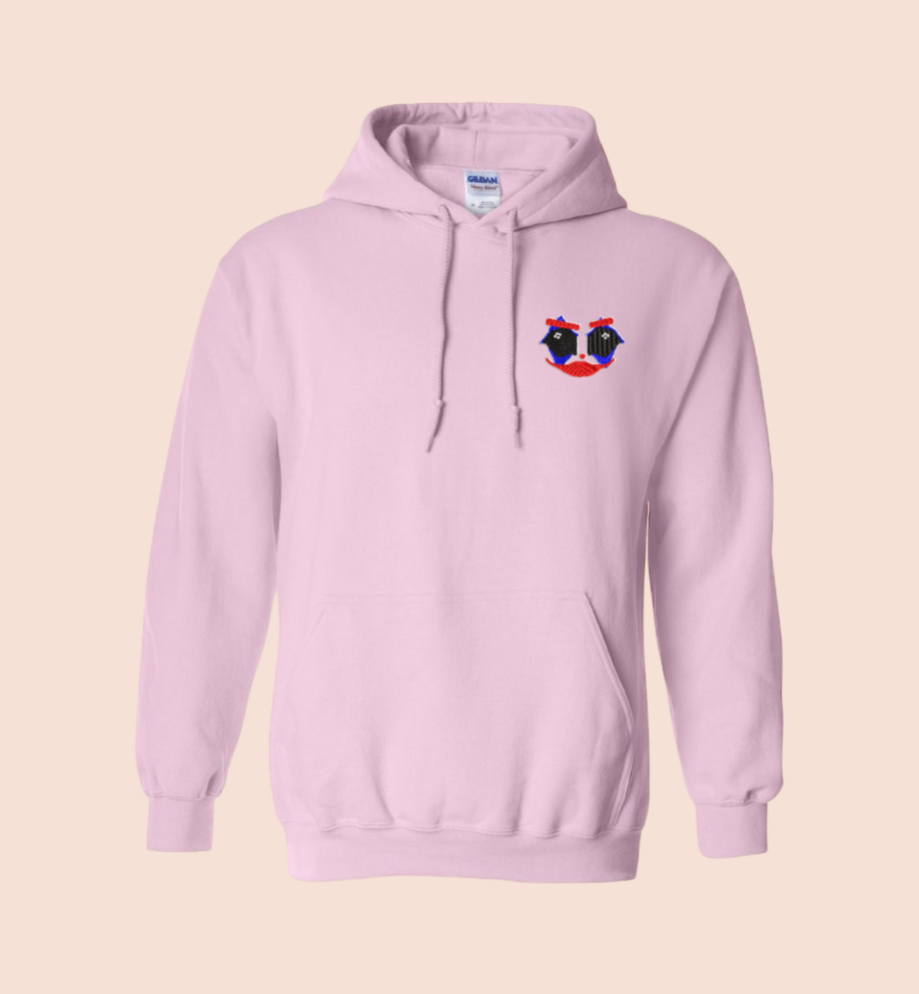 Retardio Clown Face Gildan Hoodie