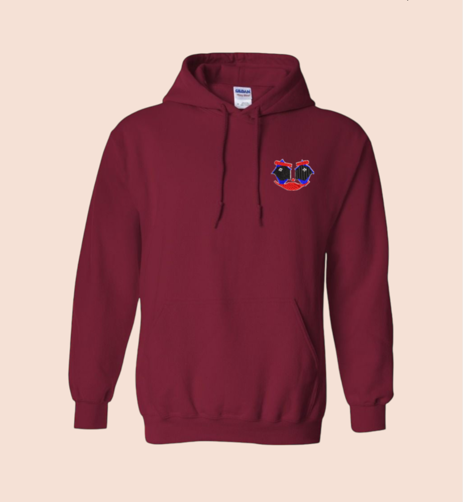 Retardio Clown Face Gildan Hoodie