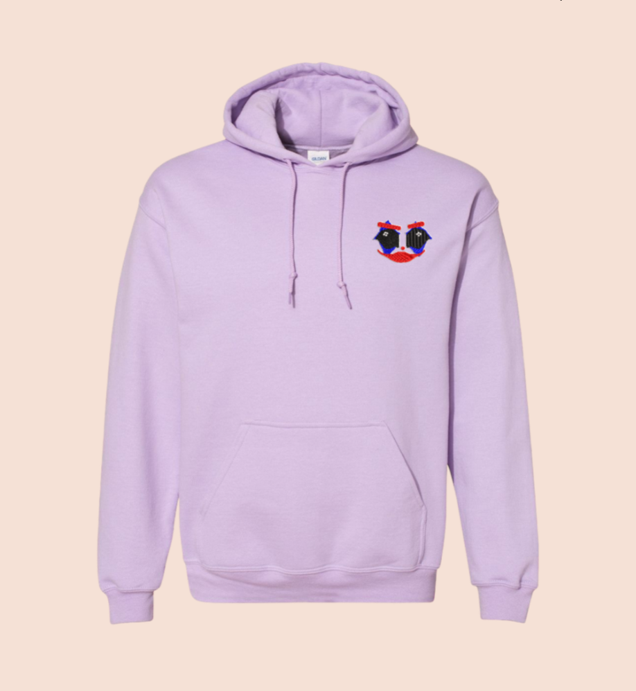 Retardio Clown Face Gildan Hoodie