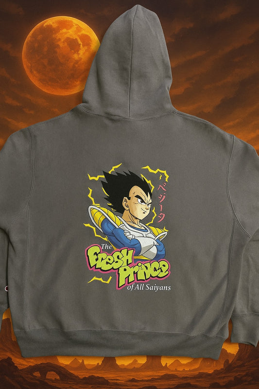 Vegeta Fresh Prince Embroidered Hoodie