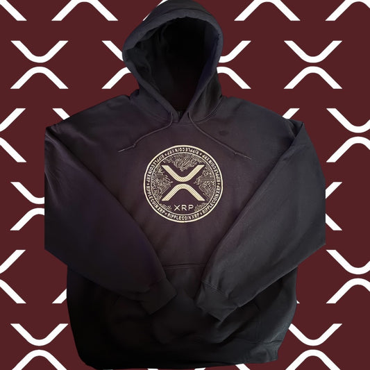 XRP Embroidered Hoodie