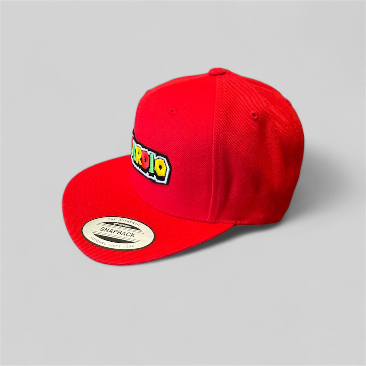 Retardio Logo Patch On Snapback Flat Bill hat