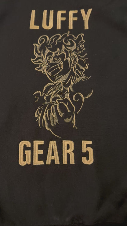 Luffy Gear 5 Embroidered Hoodie | One Piece
