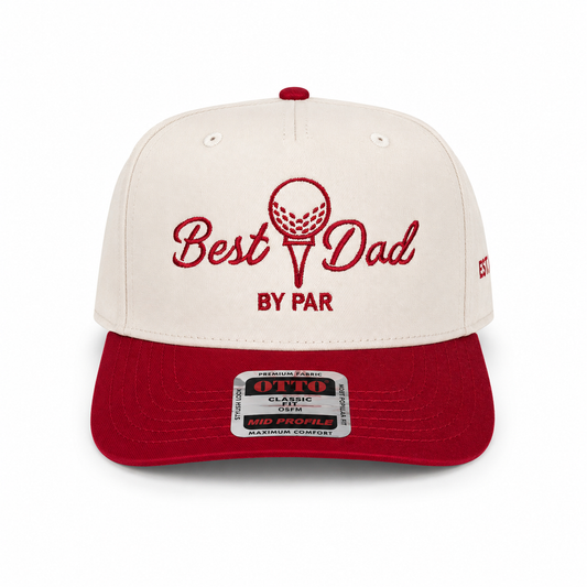 Best Dad By Par Golf Hat