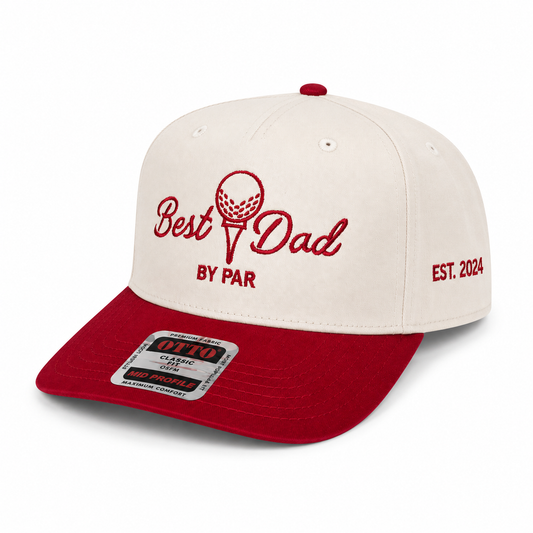 Best Dad By Par Golf Hat