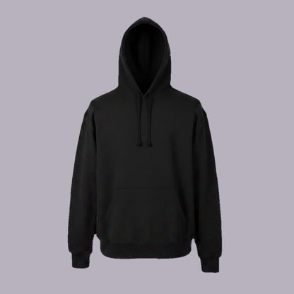 Luffy Gear 5 Embroidered Hoodie | One Piece (Gildan or Champion) — product view on grey-purple background