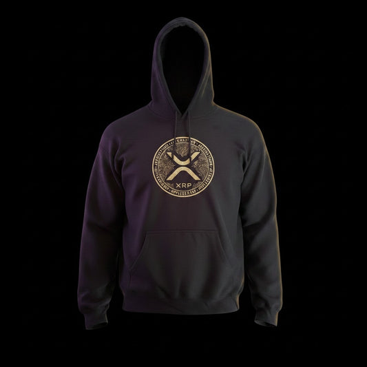 XRP Ripple Circuit Coin Embroidered Hoodie (Gildan or Champion)