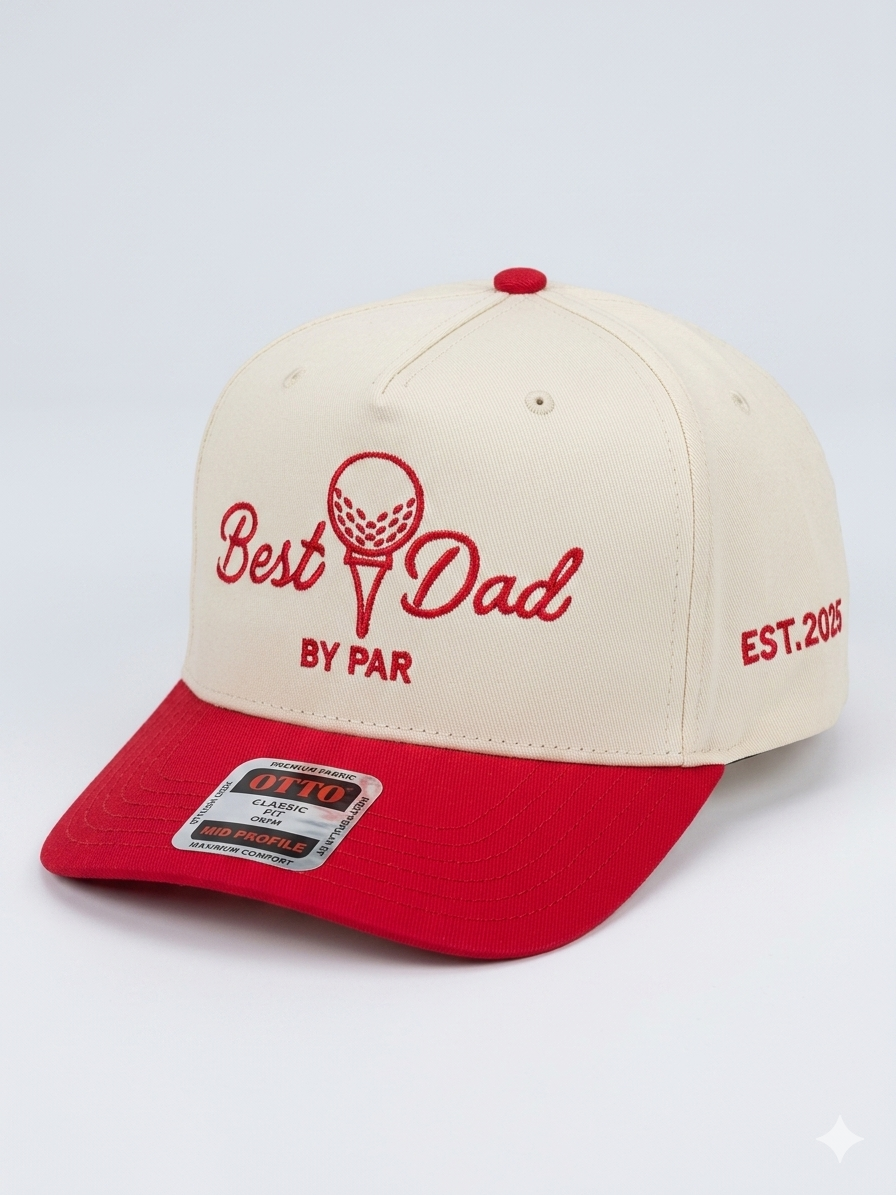 Best Dad By Par Golf Hat