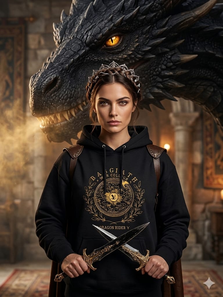 Basgiath War College Embroidered Hoodie
